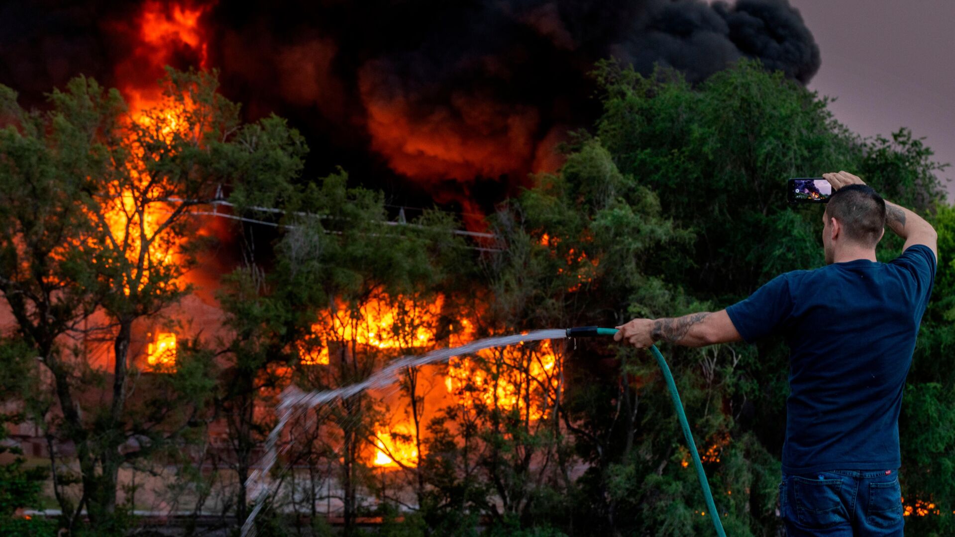 Fire and explosions rip through Omaha chemical plant, prompting temporary evacuations